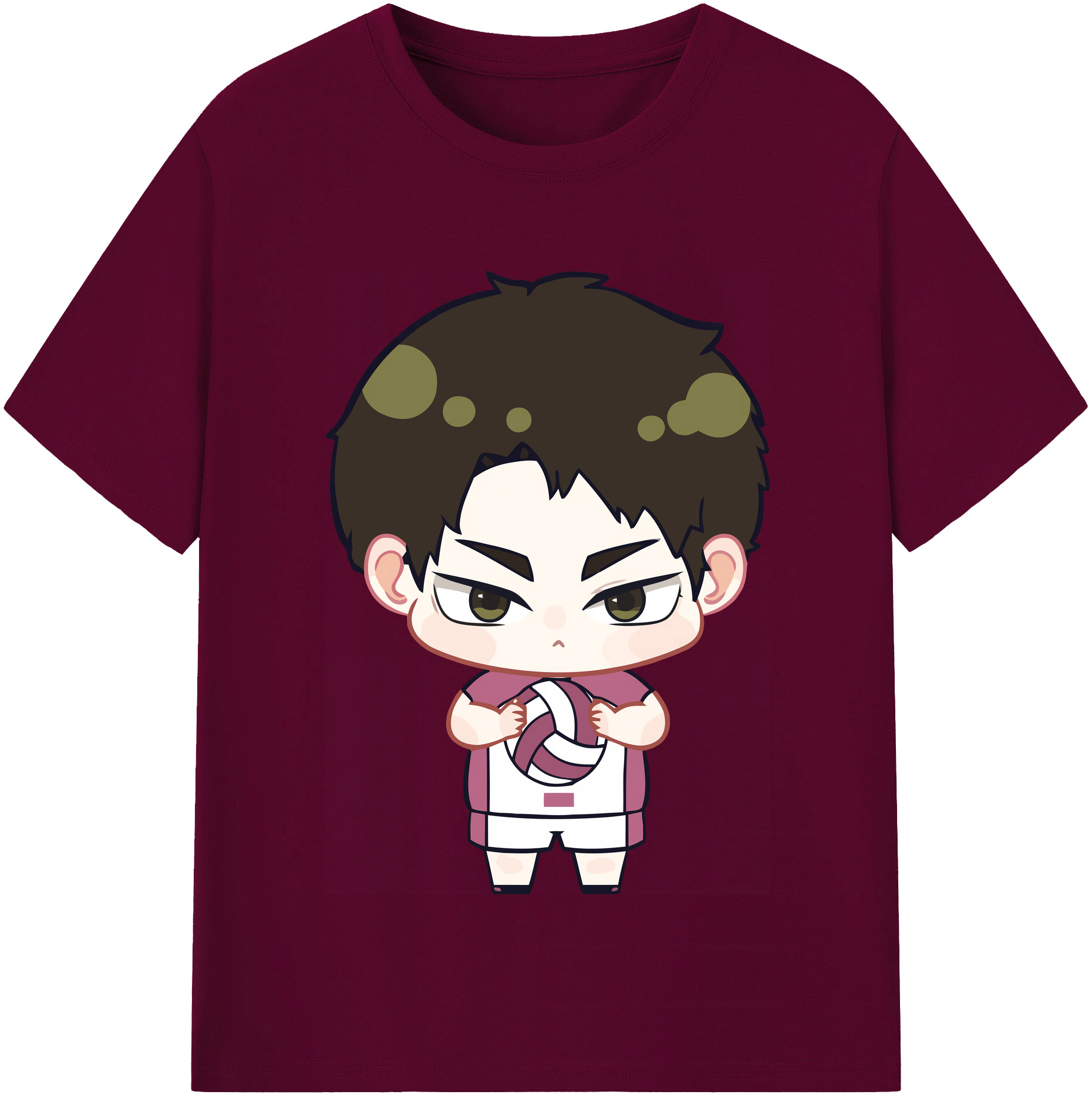 （画像用） ハイキュー!! Haikyu!! レディースカジュアルプリントTシャツ（綿100％）